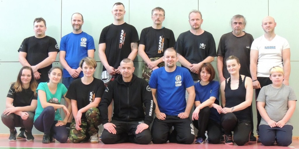 Účastnici semináře KRAV MAGA & KAPAP - Jihlava (17/2/2019)