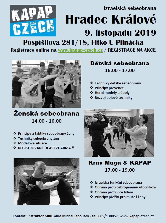 Semináře KAPAP - Hradec Králové (9/11/2019)