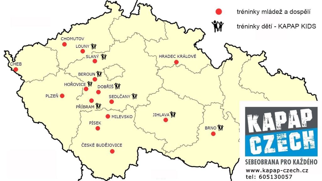 Lokality KAPAP CZECH (září 2020)