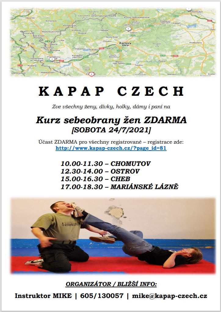 Leták: Západočeská KAPAP WOMAN TOUR (24/7/2021)