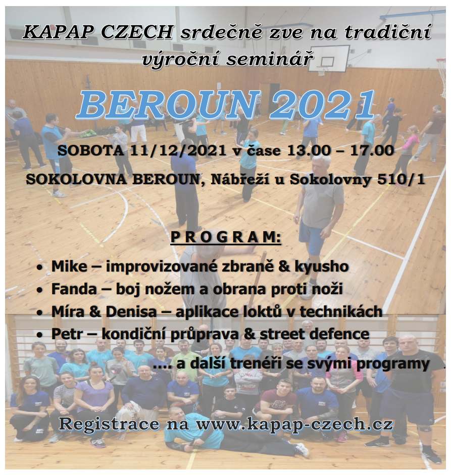 Výroční seminář KAPAP CZECH 2021 BEROUN