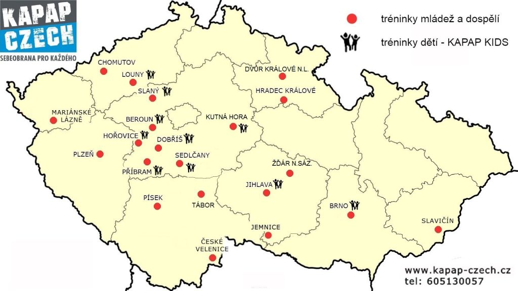 MAPA KAPAP CZECH (léto 2022)